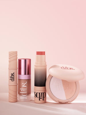 Mini Double Standard Mascara + Mini LoveBeam Perfector in Shade 2 + Desert Island Duo + LoveBeam Setting Powder