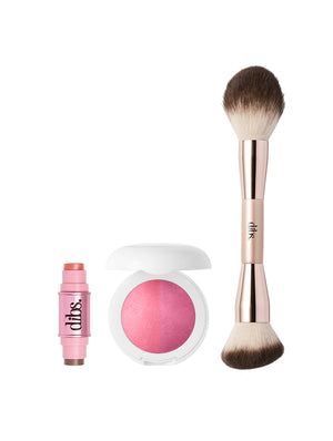Mini GlowTour in Starlit + Baked Blush in VIP Pink + Duo Brush