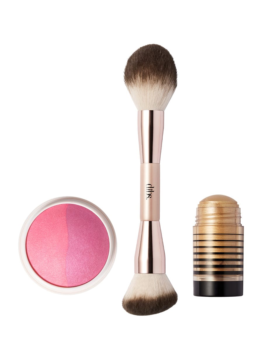 Encore Glow Set - VIP Pink + Duo Brush Face + Good Life Gold