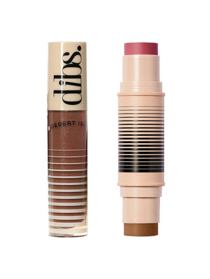 Gloss & Glow Duo Kit - Desert Island Duo & Go To Glossy Balm