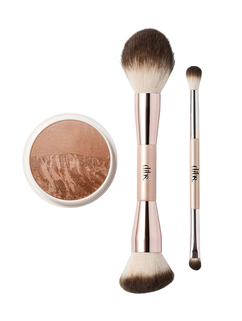 Fresh Blends Set - Caramel Cappuccino + Duo Brush Face + Duo Brush Eye